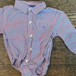 3-6 Month Janie and Jack Button Down Bodysuit